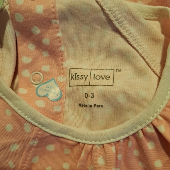Kissy Kissy, Kissy Love girls 0-3 months Speckles pink playsuit romper - Picture 7 of 7